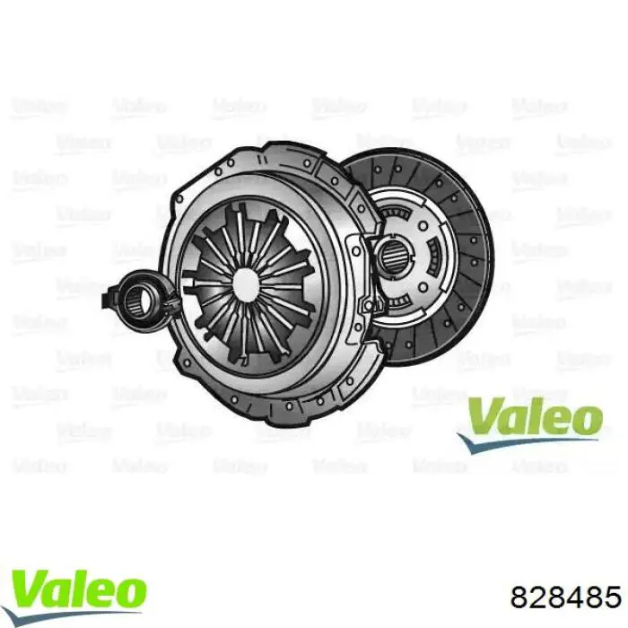 828485 VALEO kit de embrague (3 partes)