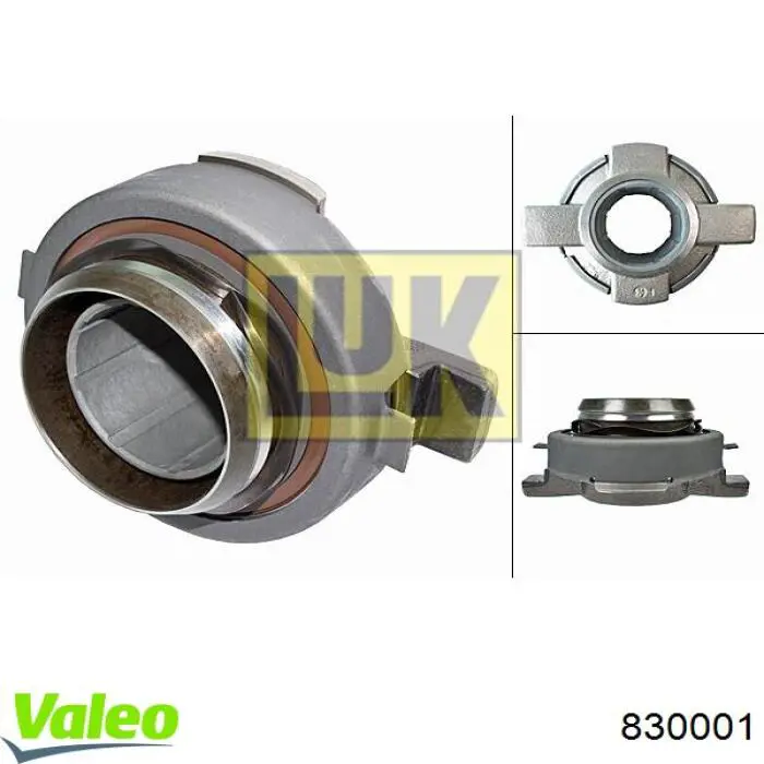 830001 VALEO cojinete de desembrague