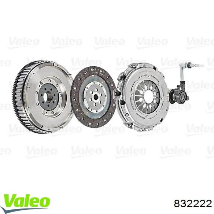 832222 VALEO kit de embrague (3 partes)