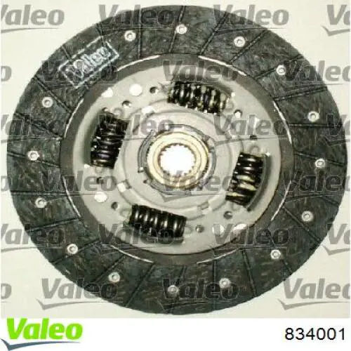 834001 VALEO kit de embrague (3 partes)