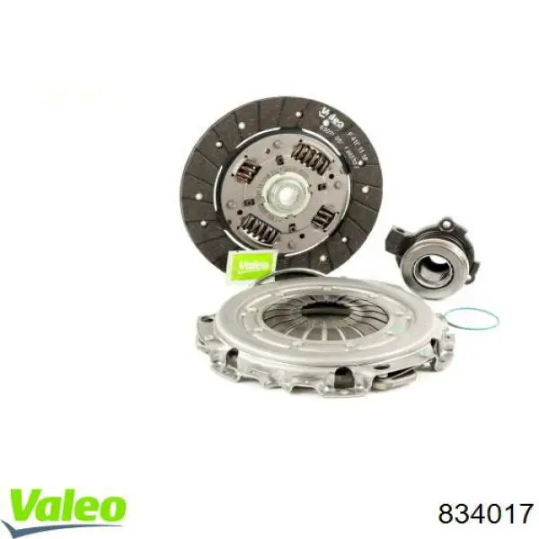 834017 VALEO kit de embrague (3 partes)