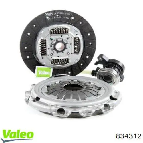 834312 VALEO kit de embrague (3 partes)