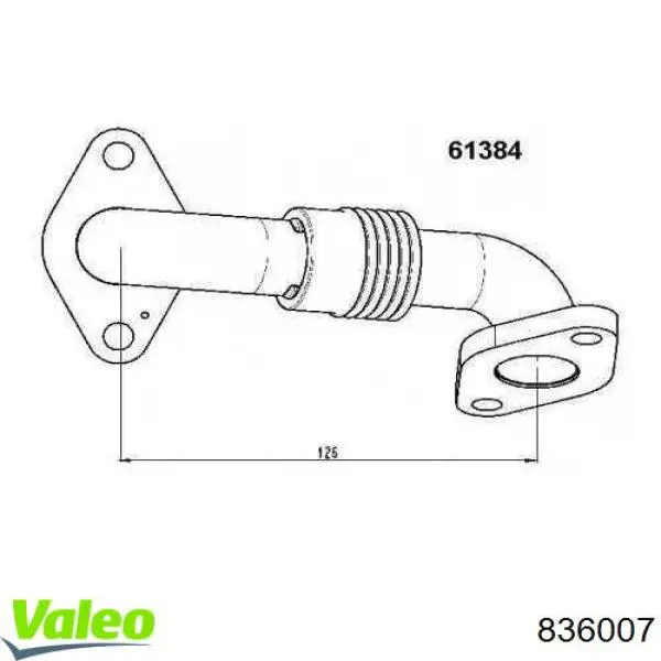 836007 VALEO volante motor