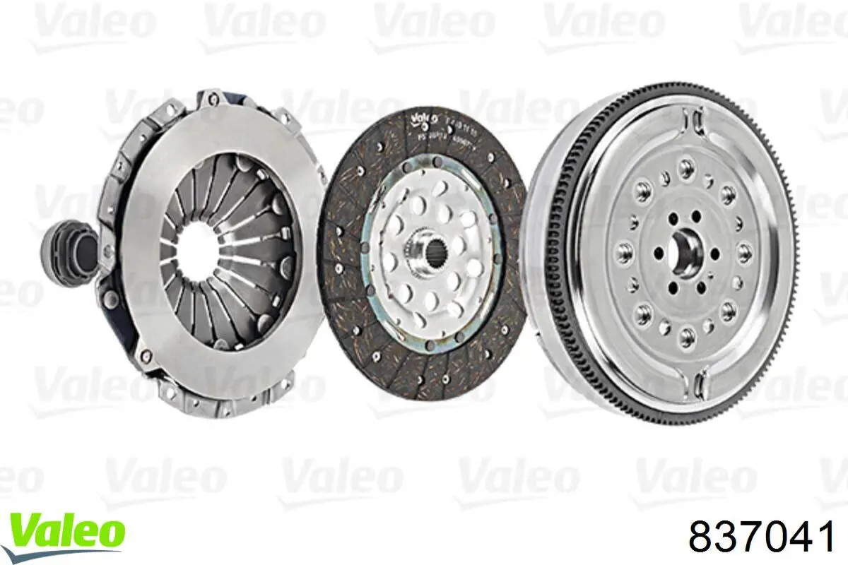 837041 VALEO kit de embrague (3 partes)