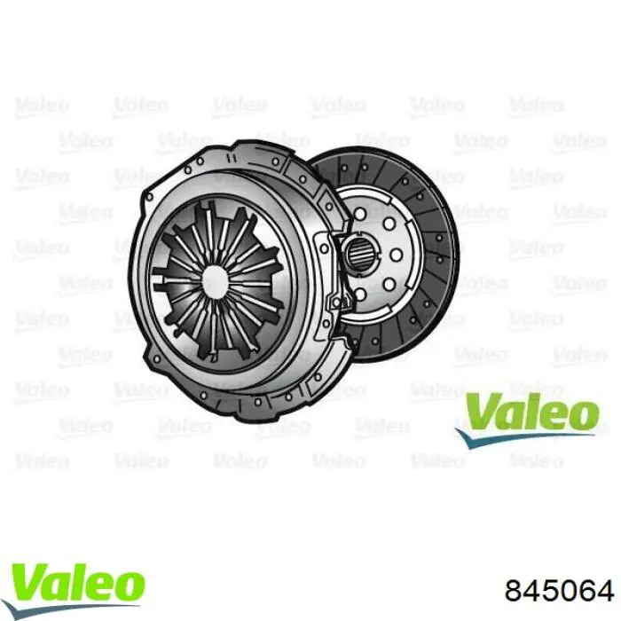 845064 VALEO kit de embrague (3 partes)