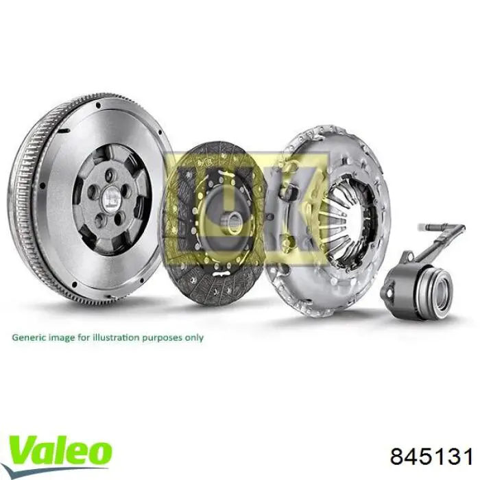 845131 VALEO kit de embrague (3 partes)