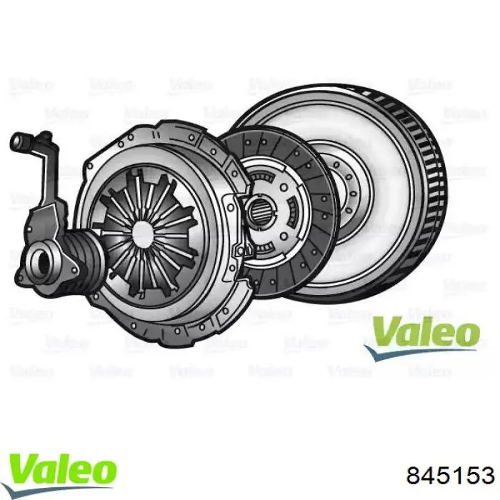 845153 VALEO kit de embrague (3 partes)