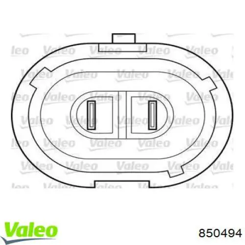 850494 VALEO mecanismo de elevalunas, puerta delantera derecha