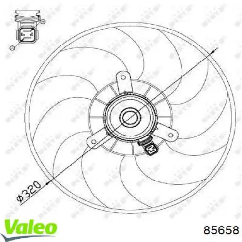 85658 VALEO faro izquierdo