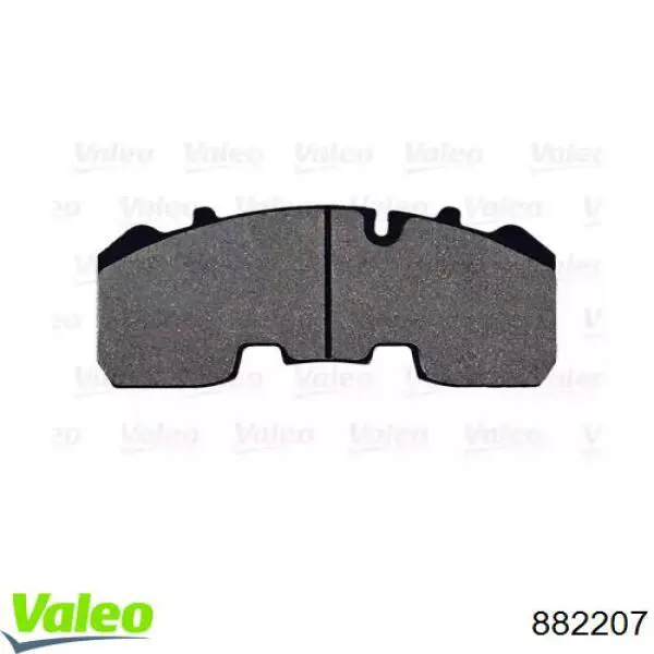 882207 VALEO pastillas de freno traseras