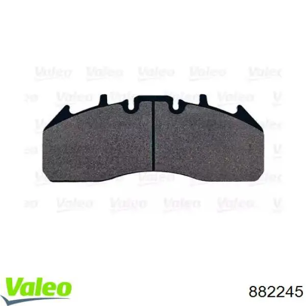 882245 VALEO pastillas de freno delanteras