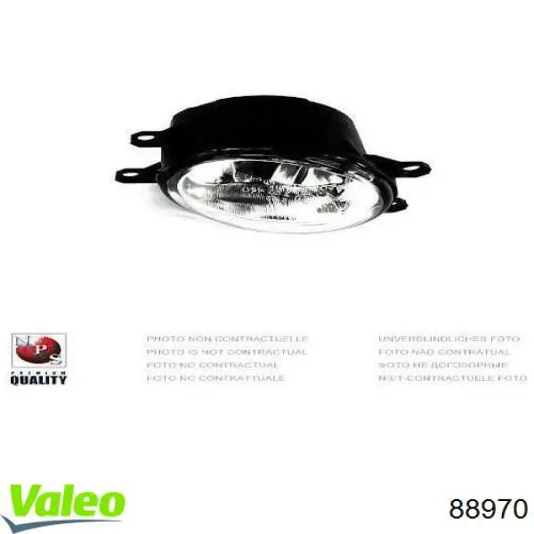 88970 VALEO faro antiniebla derecho