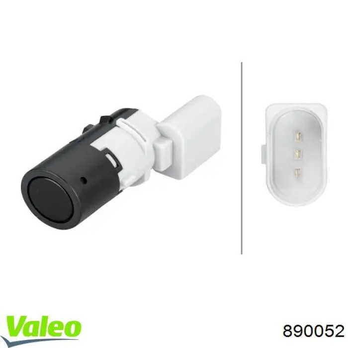 890052 VALEO sensor alarma de estacionamiento trasero