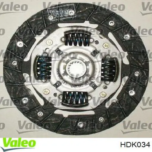 HDK-034 VALEO kit de embrague (3 partes)