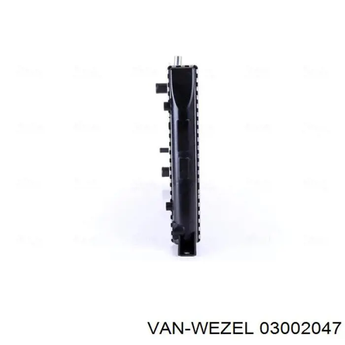 03002047 VAN Wezel radiador refrigeración del motor