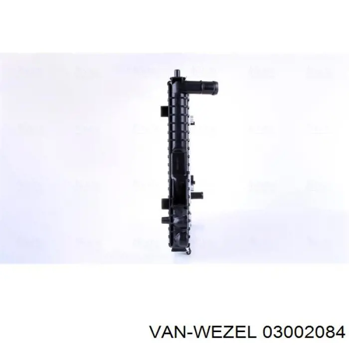 03002084 VAN Wezel radiador refrigeración del motor