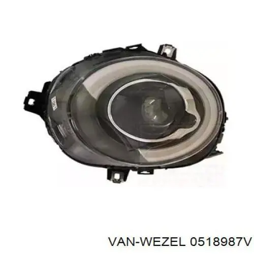 0518987V VAN Wezel faro izquierdo