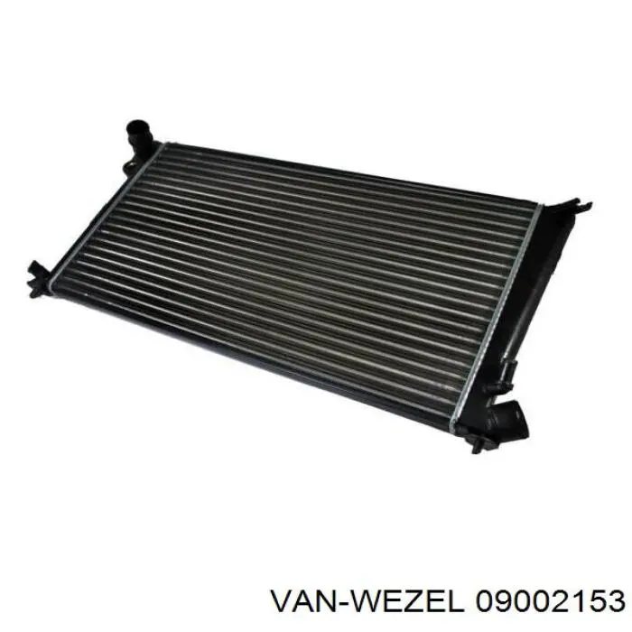 09002153 VAN Wezel radiador refrigeración del motor