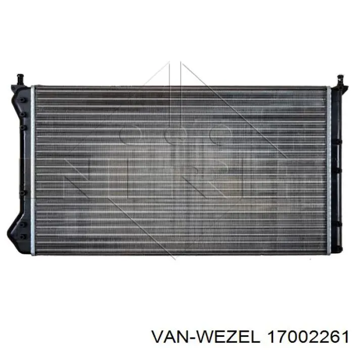 17002261 VAN Wezel radiador refrigeración del motor