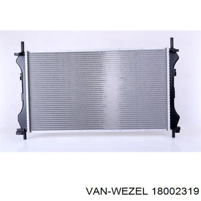 18002319 VAN Wezel radiador refrigeración del motor