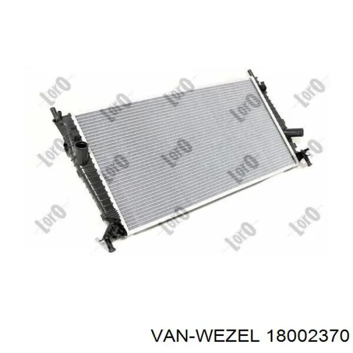 18002370 VAN Wezel radiador refrigeración del motor