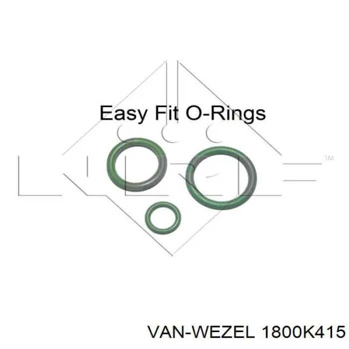 1800K415 VAN Wezel compresor de aire acondicionado