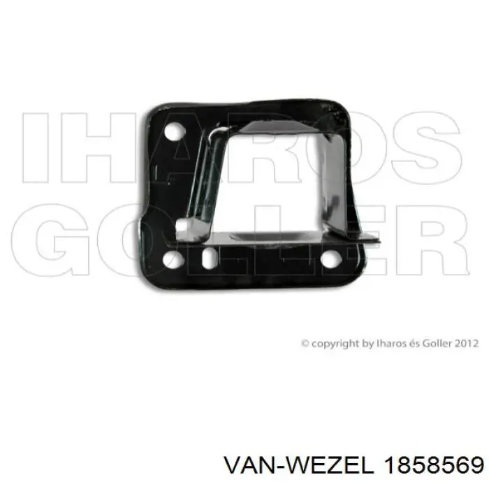 1858569 VAN Wezel soporte de parachoques delantero