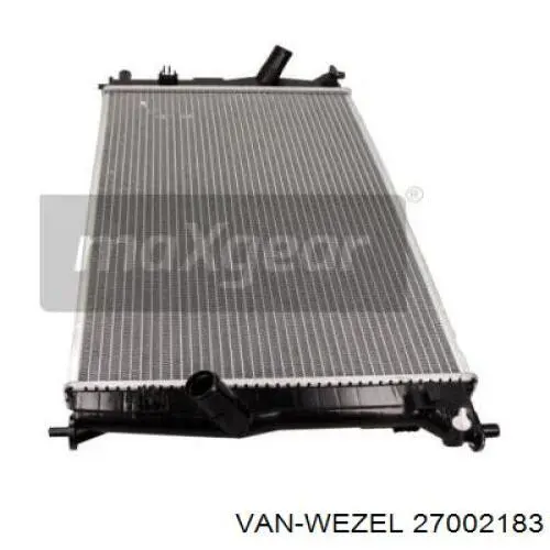 27002183 VAN Wezel radiador refrigeración del motor