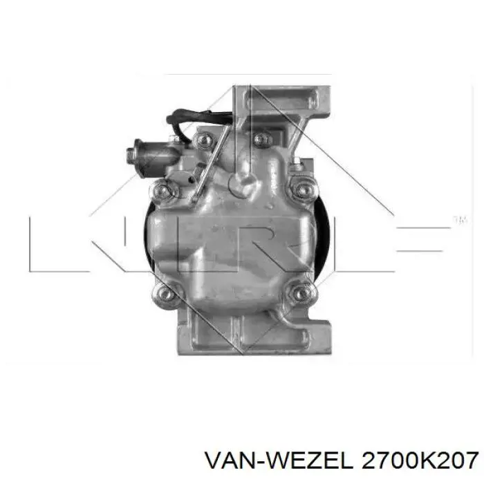 2700K207 VAN Wezel compresor de aire acondicionado