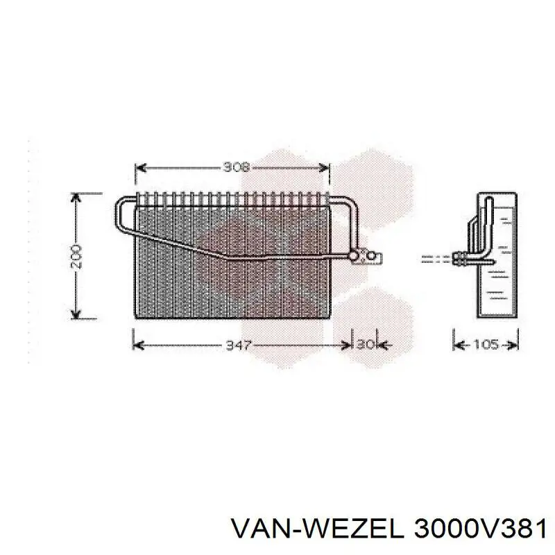 A2098300258 Mercedes evaporador, aire acondicionado