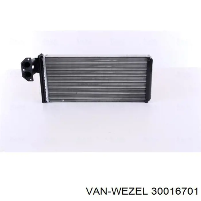 30016701 VAN Wezel radiador de calefacción