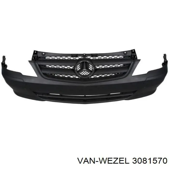 3081570 VAN Wezel parachoques delantero