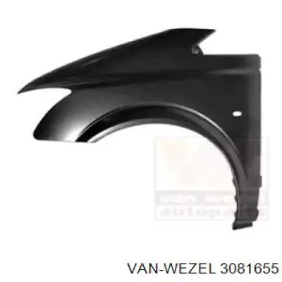 3081655 VAN Wezel guardabarros delantero izquierdo