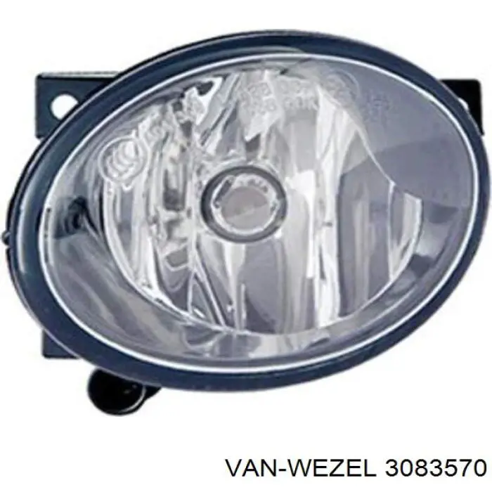 3083570 VAN Wezel parachoques delantero