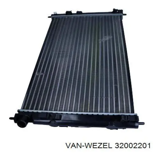 32002201 VAN Wezel radiador refrigeración del motor