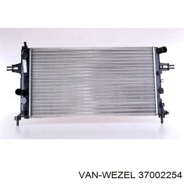 37002254 VAN Wezel radiador refrigeración del motor