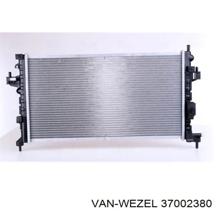 37002380 VAN Wezel radiador refrigeración del motor