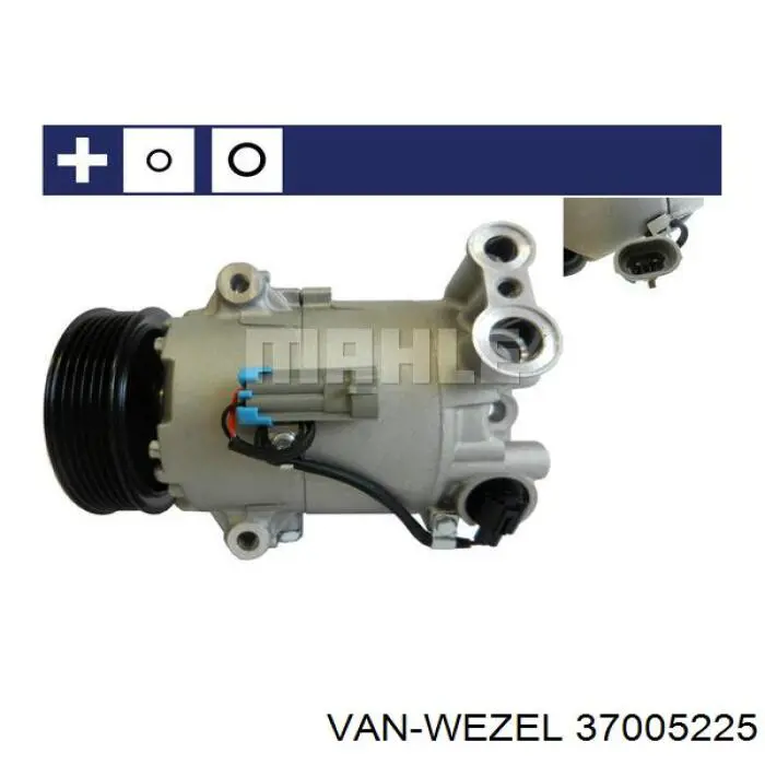 37005225 VAN Wezel condensador aire acondicionado