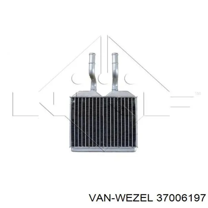 37006197 VAN Wezel radiador de calefacción