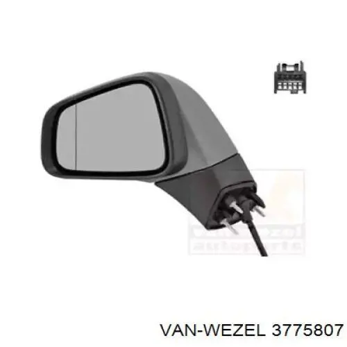 3775807 VAN Wezel espejo retrovisor izquierdo