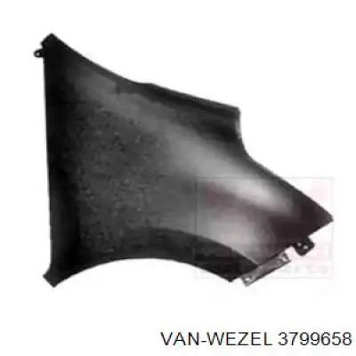 3799658 VAN Wezel guardabarros delantero derecho