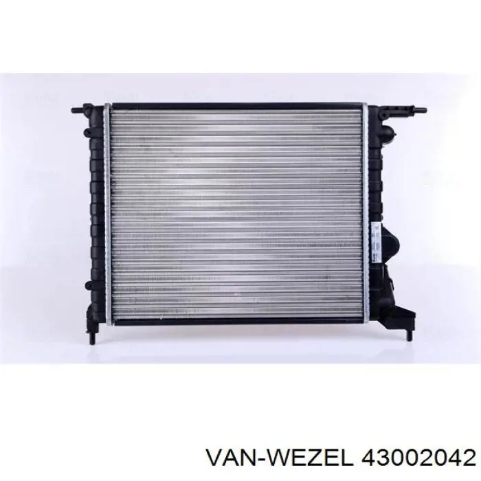 43002042 VAN Wezel radiador refrigeración del motor