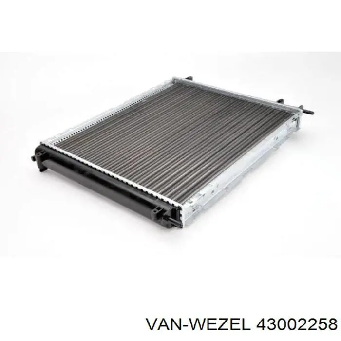 43002258 VAN Wezel radiador refrigeración del motor