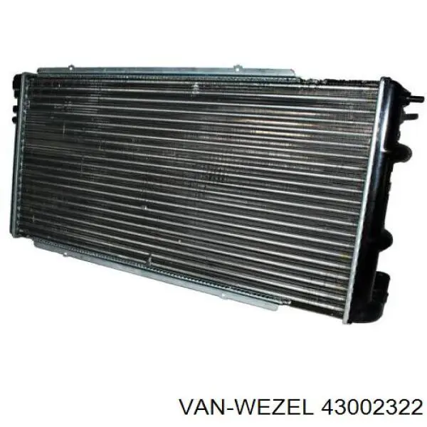 43002322 VAN Wezel radiador refrigeración del motor