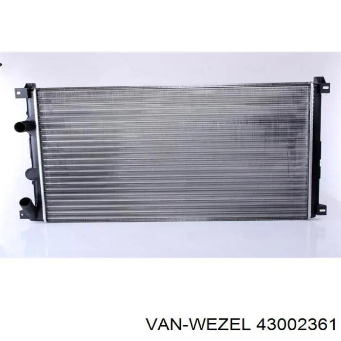 43002361 VAN Wezel radiador refrigeración del motor