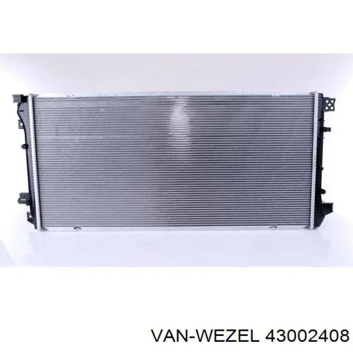 43002408 VAN Wezel radiador refrigeración del motor