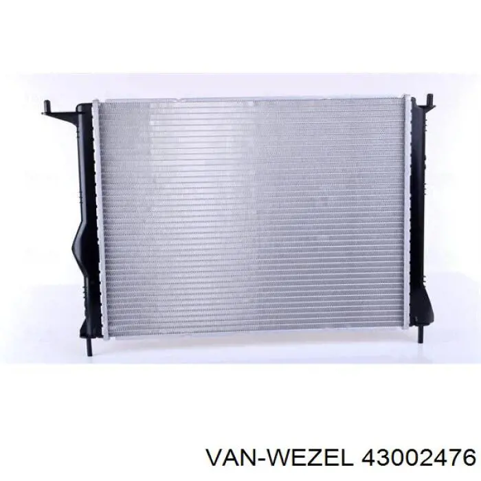 43002476 VAN Wezel radiador refrigeración del motor