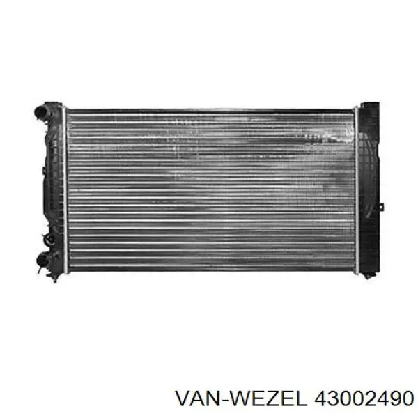 43002490 VAN Wezel radiador refrigeración del motor