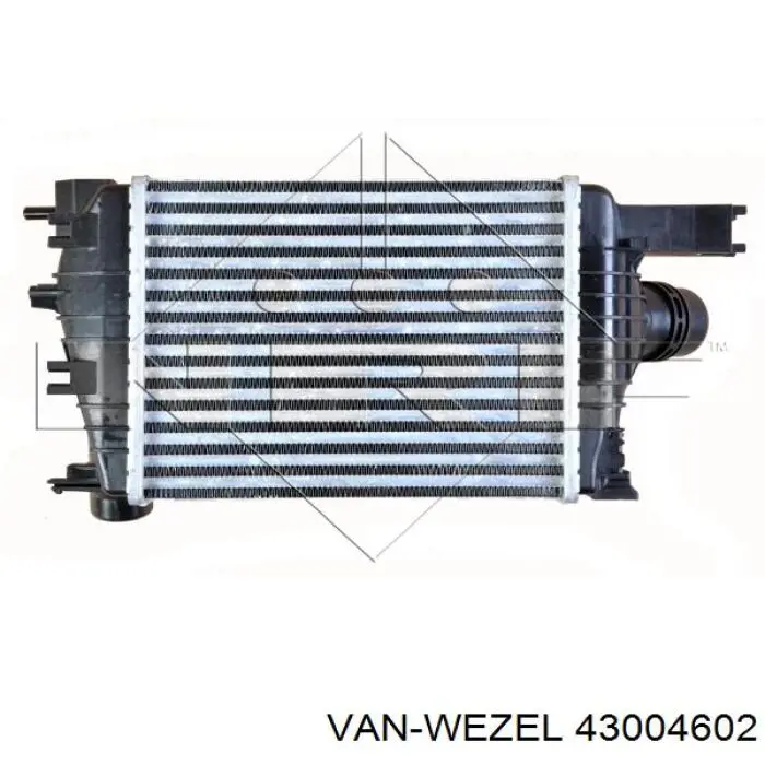 43004602 VAN Wezel radiador de aire de admisión