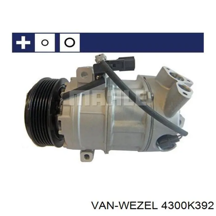 4300K392 VAN Wezel compresor de aire acondicionado